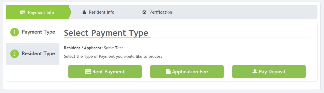 Payment Method Screen